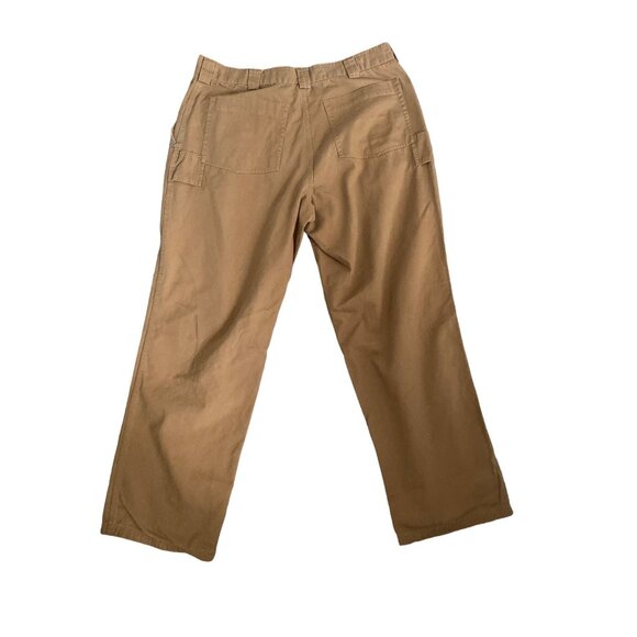 Duluth Trading Co. Men's Brown Canvas Carpenter Pants Size 38 - Picture 2 of 4